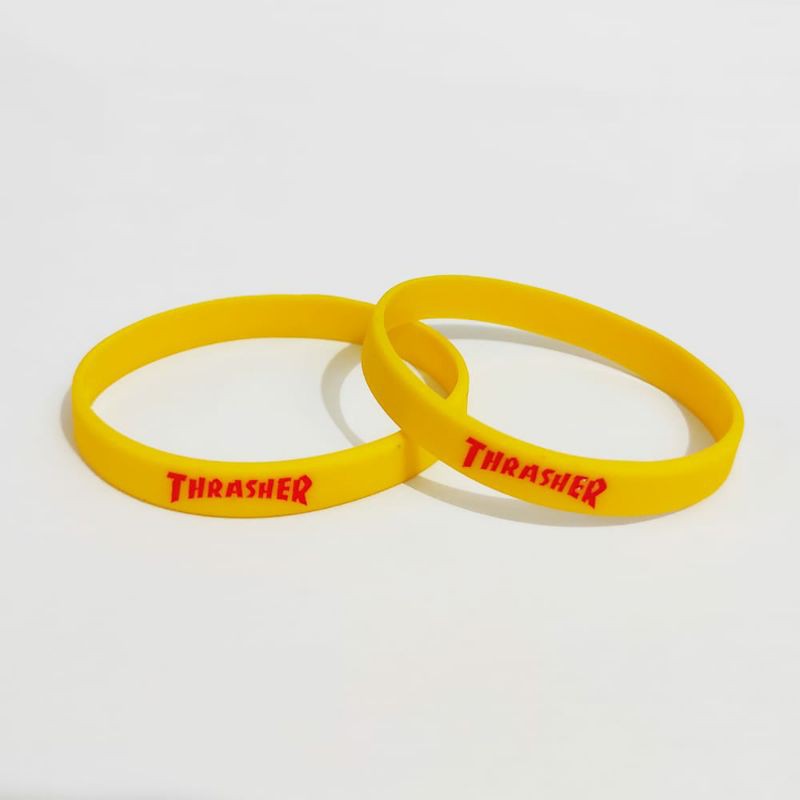 Gelang Karet Trasher | All Size | Sporty Silicone Wristband