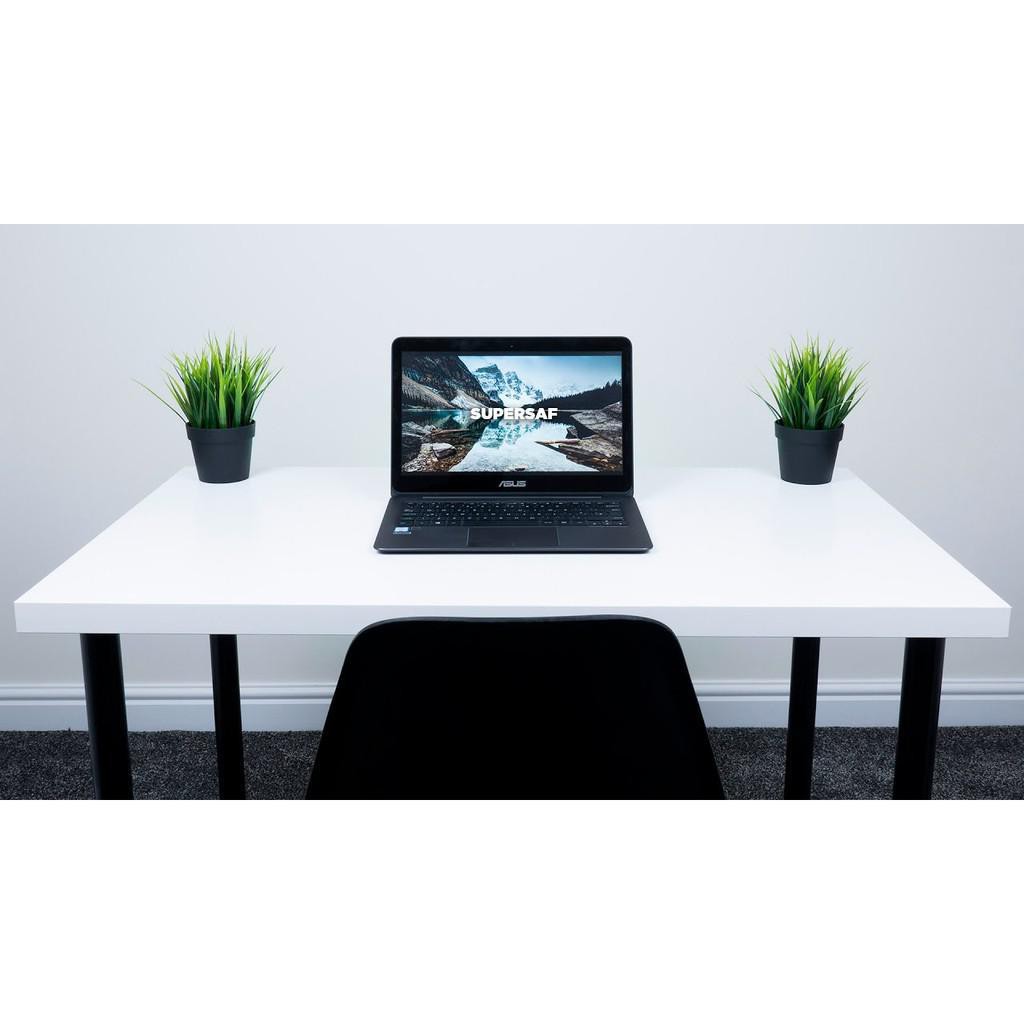 LINNMON  ADILS Meja 100x60 cm, Putih, Hitam