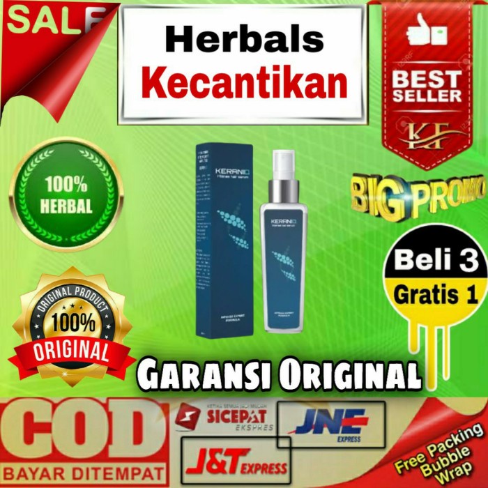 COD Keraniq Asli Original Hair Serum Penumbuh Rambut Rontok Botak Ampuh