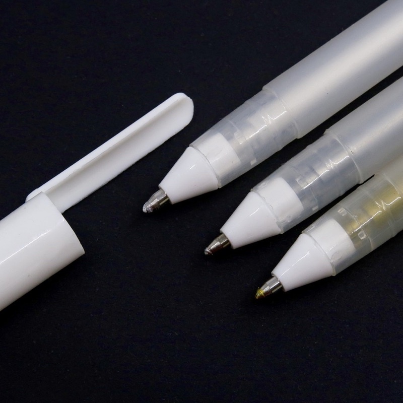 

Gel Pen White Silver Gold