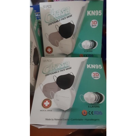 Masker N95 Putih / Hitam