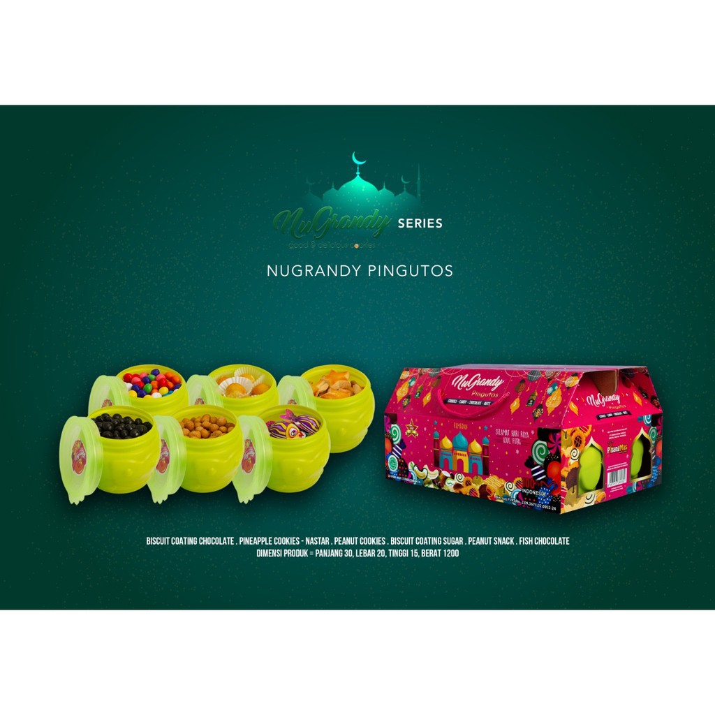 

TERMURAH - TERLARIS - Paket Kue Lebaran Parsel Kue Kering Lebaran NuGrandy PINGUTOS (HALAL)