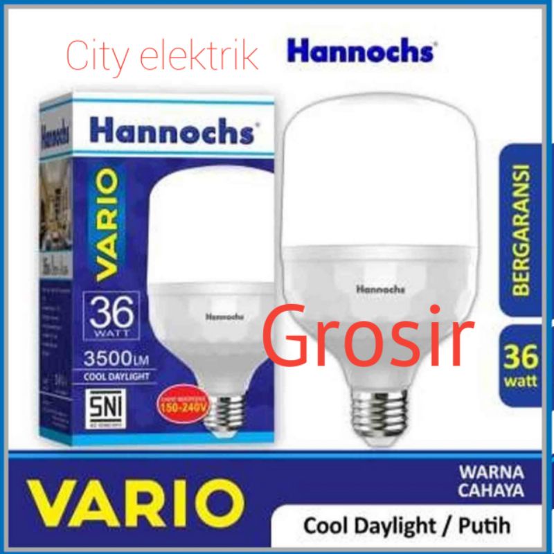 Hannochs Lampu Bohlam LED Vario 36 Watt / Hannochs Led Vario 36W