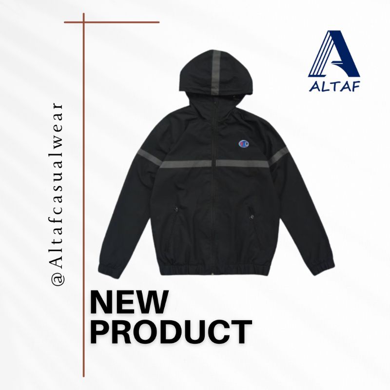 Jaket Parasut Champion/Jaket Pria-Jaket waterproof