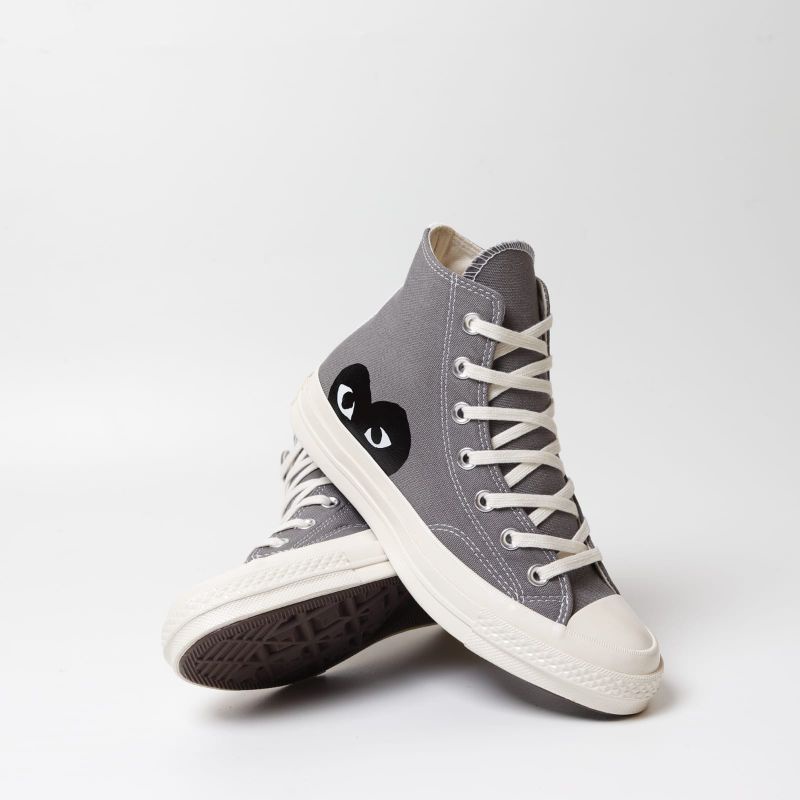 Converse CDG Hi Steel Grey