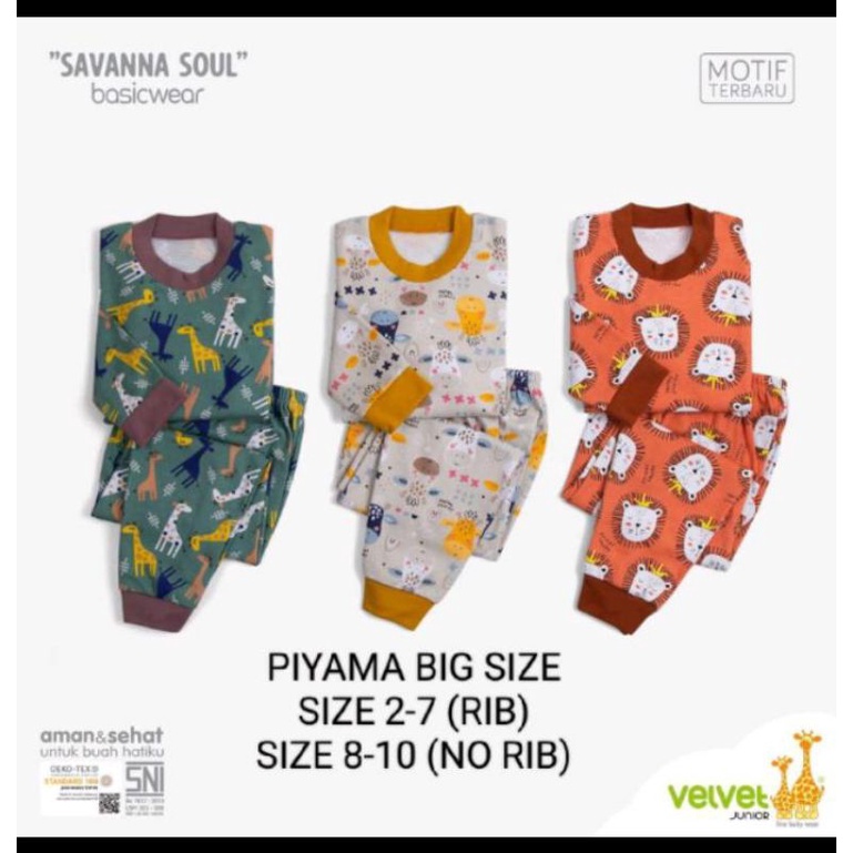 velvet junior setelan panjang big size