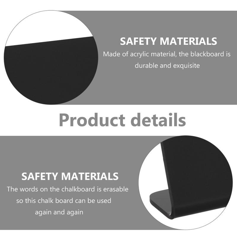 

5 PcsPapan Tulis Kapur Food Buffet Mini/Acrylic Mini Chalkboard/Papan Tulis Kapur Mini/Papan Kapur