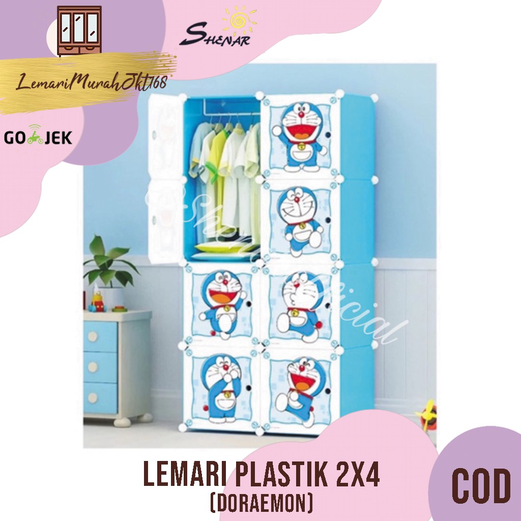  Lemari  Plastik  Doraemon Shopee LEMARIWEUH