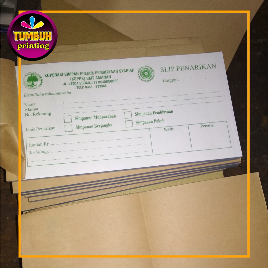

Cetak Nota NCR KARBON Anti Luntur Ukuran 10,5 x 21,5 cm (1/3 Folio)