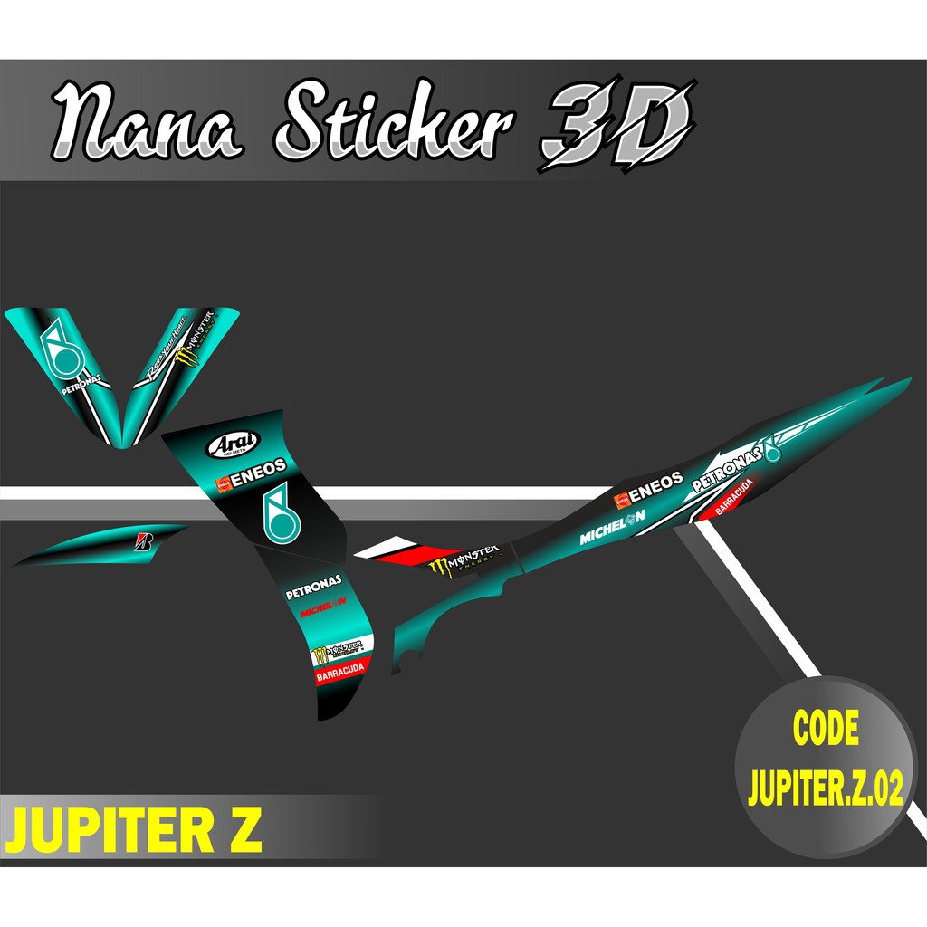 STRIPING JUPITER Z PETRONAS STIKER JUPITER Z STICKER LIS LIST JUPITER Z VARIASI 02