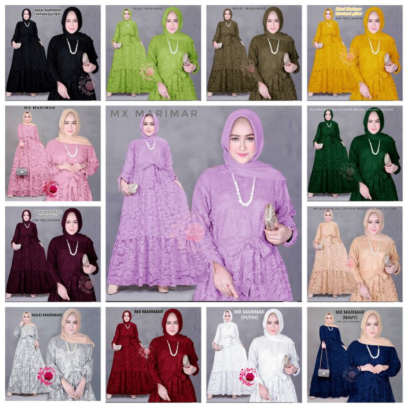 MX MARIMAR 5XL GM MAXY MARIMAR BRUKAT JUMBO LD140 GAMIS PESTA XXXXXL GAMIS PREMIUM BRUKAT MURAH