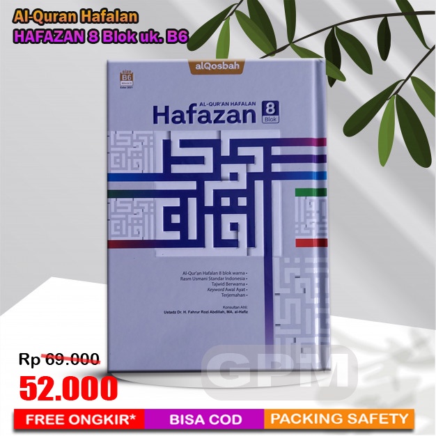 Al-Quran Hafalan HAFAZAN 8 Blok (B6) - Solusi Muslim Buku Original