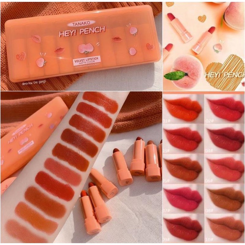 [ ECER ] TANAKO &amp; IMAN PEACH LIPSTICK