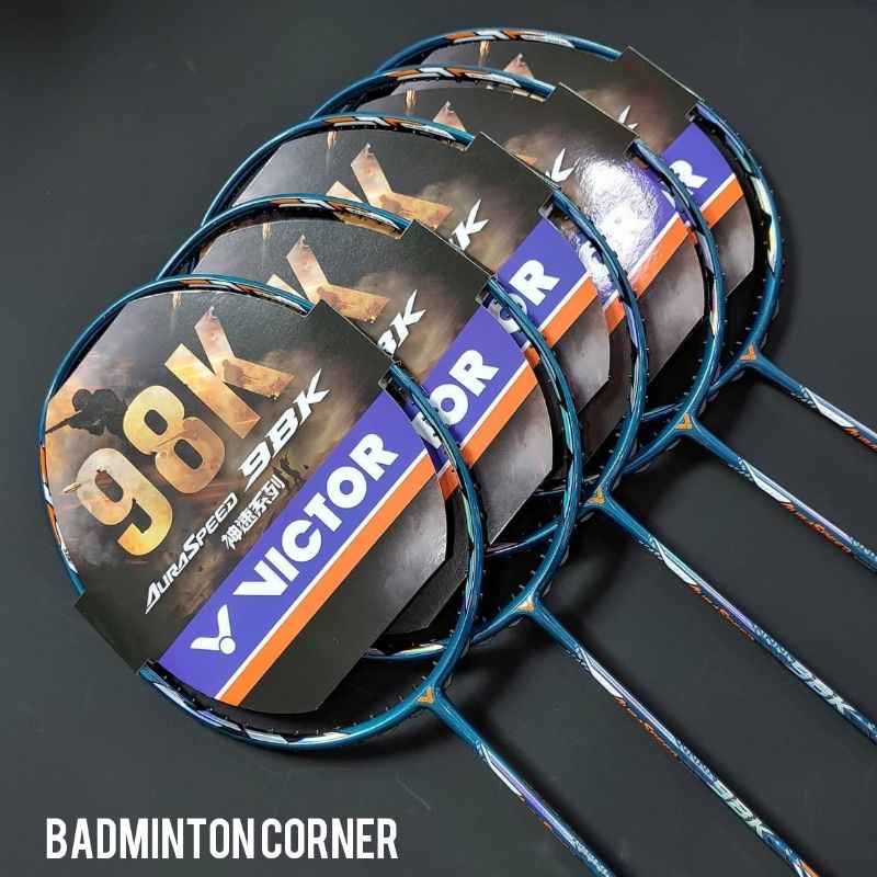Raket Badminton Victor Auraspeed 98K 98 K ARS-98K Original Free Tas Auraspeed