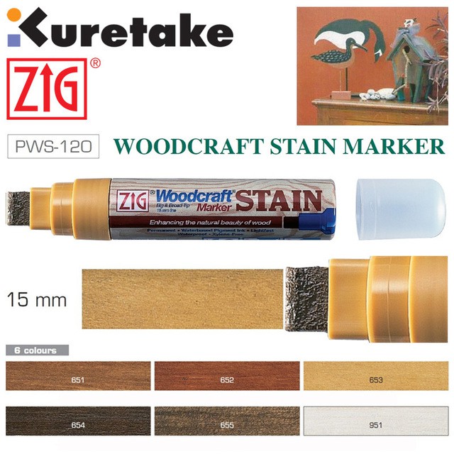 

ZIG WOODCRAFT MARKER STAIN FOR SIGN