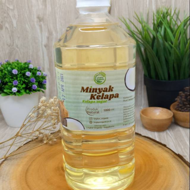 

1L Coconut cooking oil(CCO) LINGKAR ORGANIK