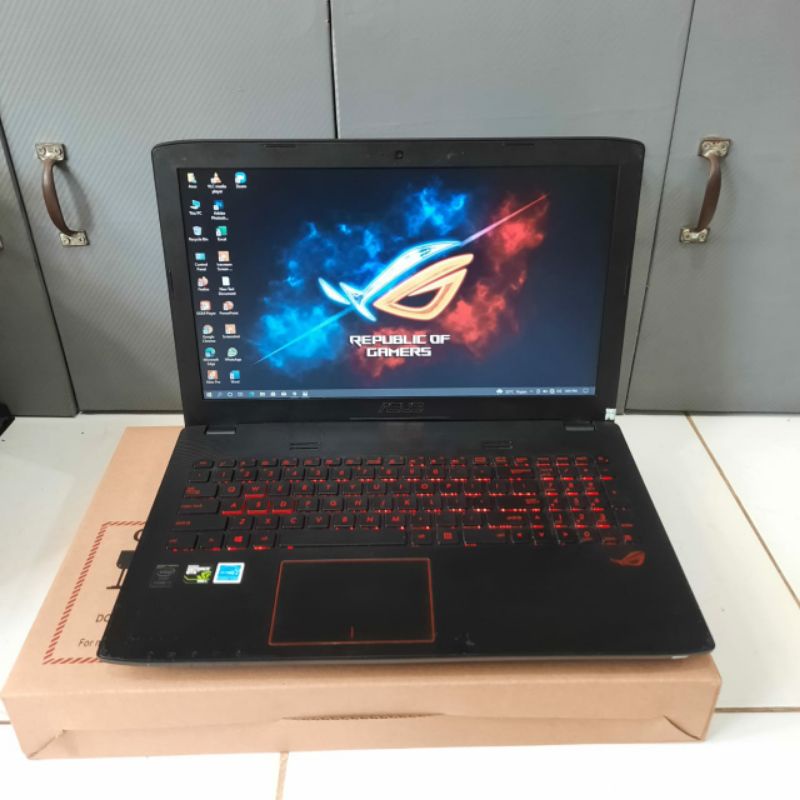 LAPTOP GAMING ASUS ROG GL552JX Cor i7 Ram 8GB/SSD 256Gb/Plihan 1TB HDD Nvdia Geforce GTX 950M 4GB Wi
