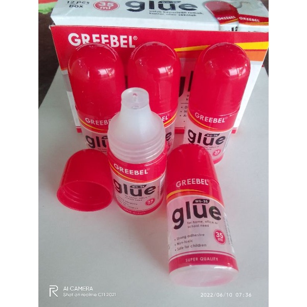 

GREEBEL lem cair WG-35 isi 35 ml/ water glue perekat serbaguna 1 pcs