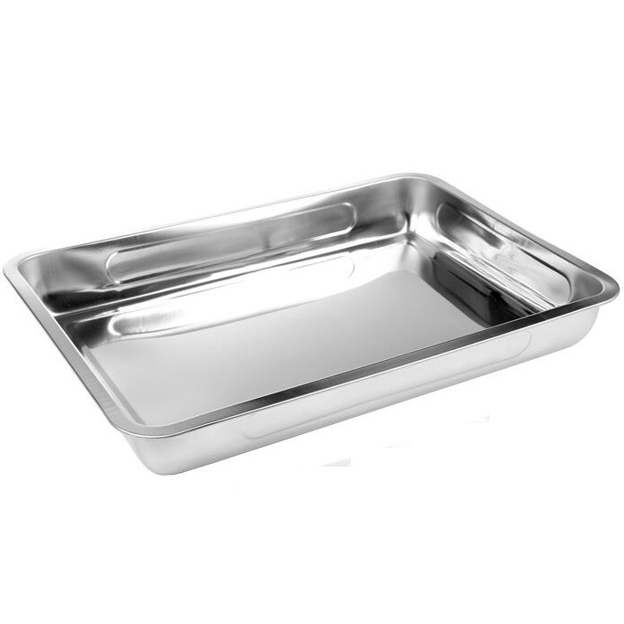 Nampan Baki Stainless 30x40x7 cm Home LIne