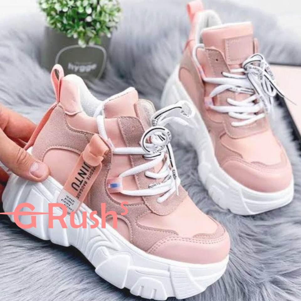 [G-RUSH] - SEPATU WANITA SNEAKERS PEREMPUAN BOOT FASHION JIN-TU RD02 {GH.21Jl22ᴮ}