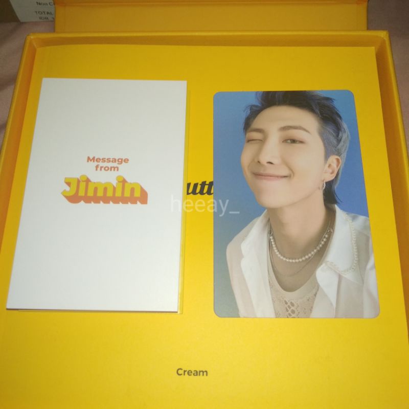 [UNSEALED] ALBUM CD BTS BUTTER CREAM PC PHOTOCARD KIM NAMJOON RM POB MIN YOONGI SUGA
