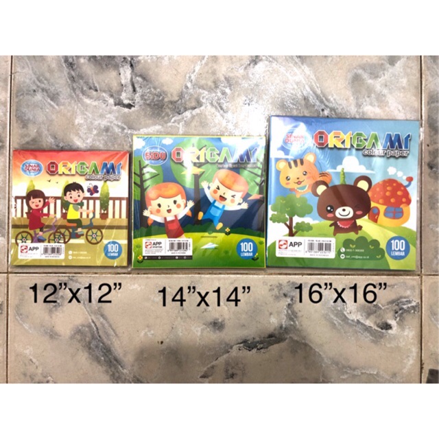 

Origami/Kertas Lipat SIDU 100 Lembar