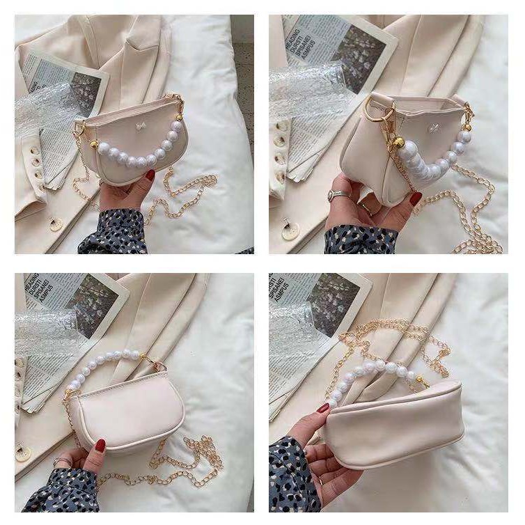 Rowling (Tas-188)Tas Selempang Wanita Fashion Mini Mutiara/Tas Selempang Wanita Cantik Dan Elegan Terbaru