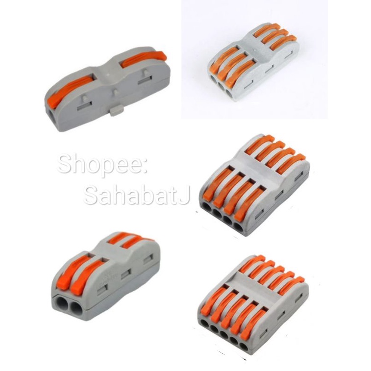 Terminal Konektor kabel wago SPL-1/SPL-2/SPL-3/SPL-4/SPL-5 Connector Block 1-1/2-2/3-3/4-4/5-5