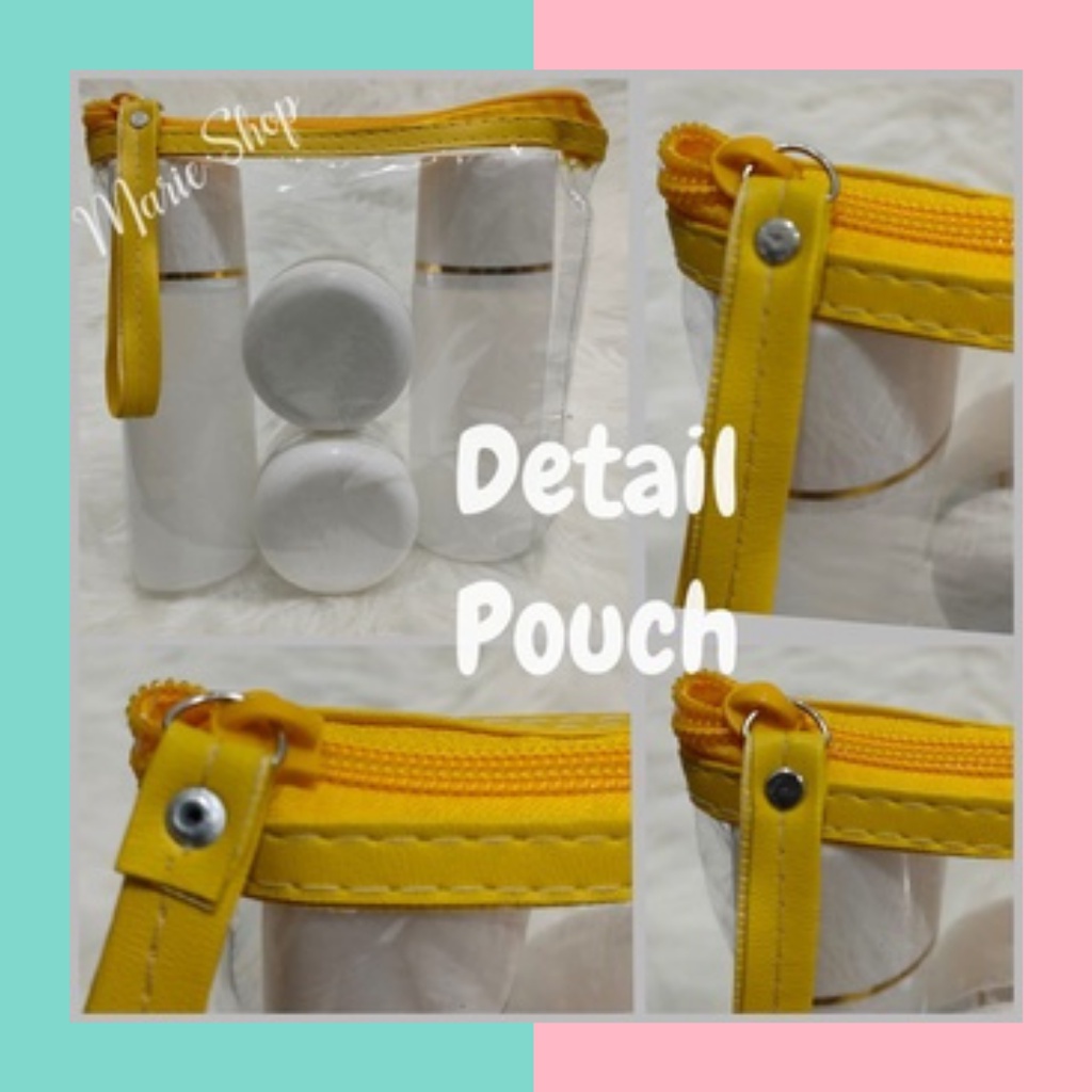 [ UKC - BESAR ] TAS KOSMETIK MIKA - POUCH TRANSPARAN - SOUVENIR PERNIKAHAN - POUCH KOSMETIK