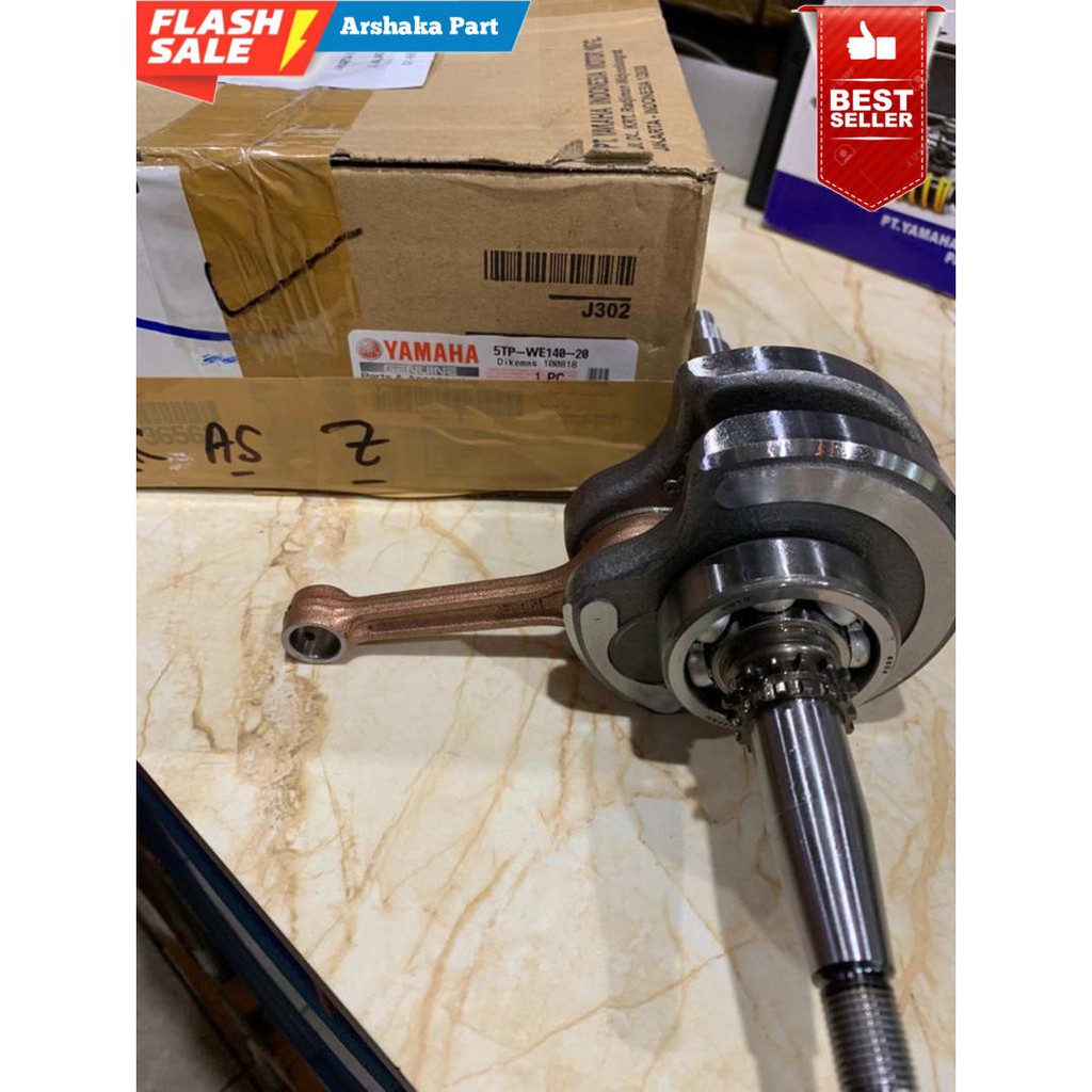 PROMO KREK AS KRUK AS BANDUL CRANKSHAFT JUPITER Z ASLI YAMAHA 5TP-WE140-20 PASTI ASLI ORIGINAL