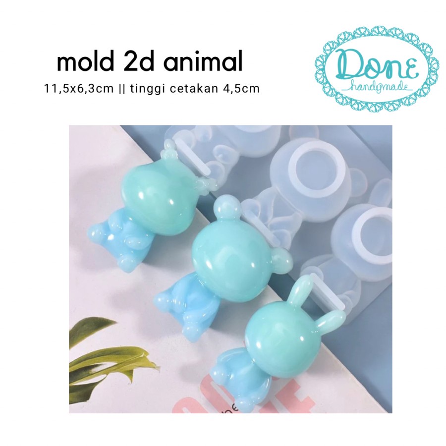 Cetakan resin cetakan sabun candle mold cetakan lilin animal fondant