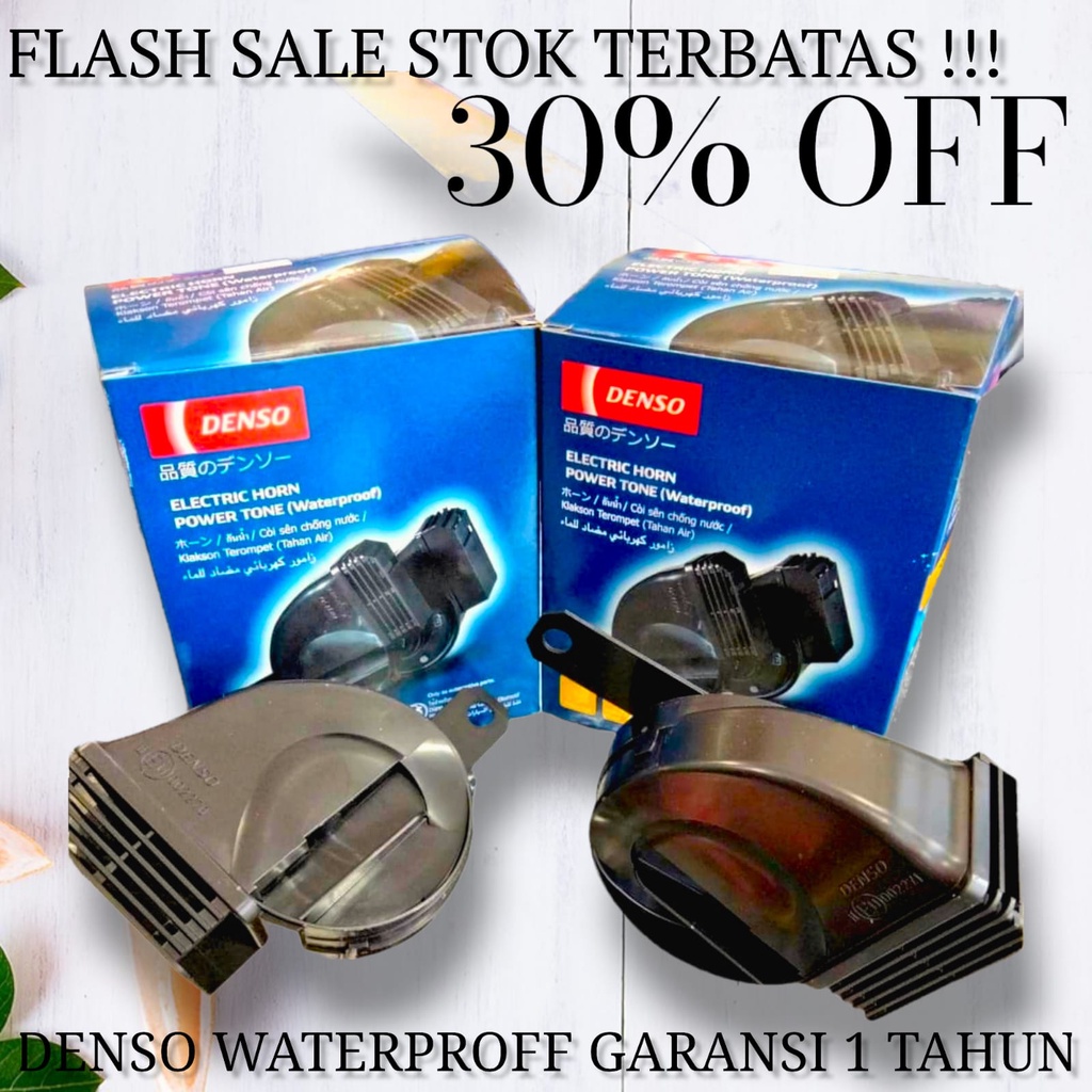 ORIGINAL Klakson denso keong waterproof + kabel relay hella rizoma wr3 xtreme racing boy avanza xeni