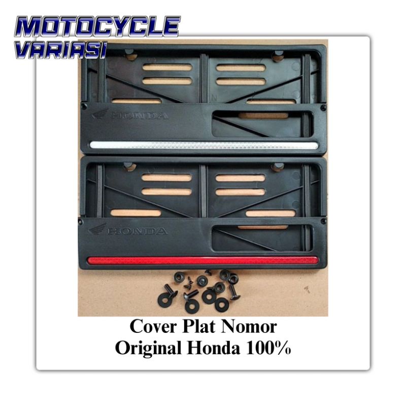 Cover plat nomor Honda Adv 160 Vario 160 Pcx 160 dudukan plat original honda adv pcx vario cb beat scoopy dll