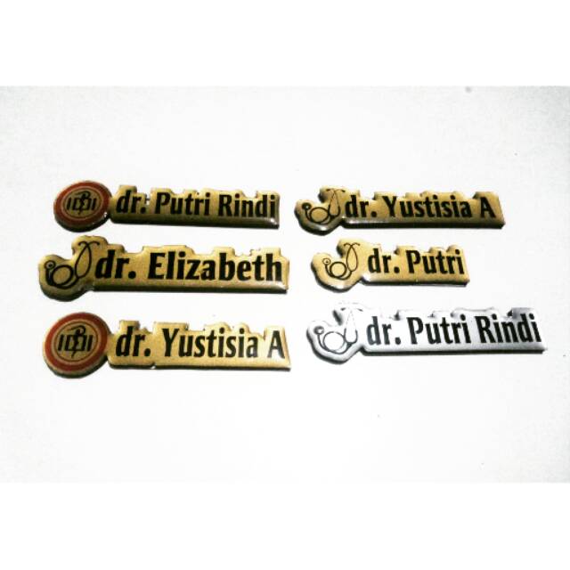 

Nametag Dokter