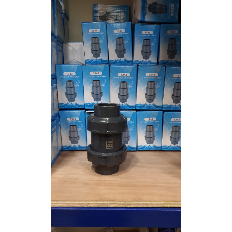 Ball Check Valve PVC 1 1/2&quot;/True Union Double Watermur