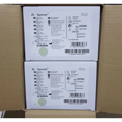 B Braun Spinocan 25 G, B Braun Spinocan 26 G, B Braun Spinocan 27 G (1 Box/25 Pcs)