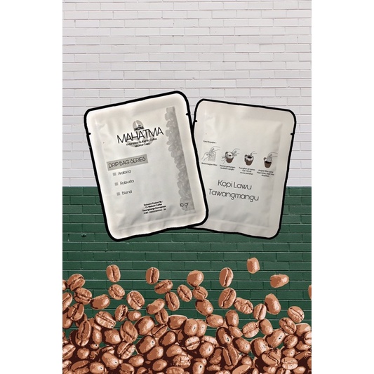 

Kopi drip bag || drip bag coffee || MAHATMA coffee,Kopi asli 100% arabica LAWU ||