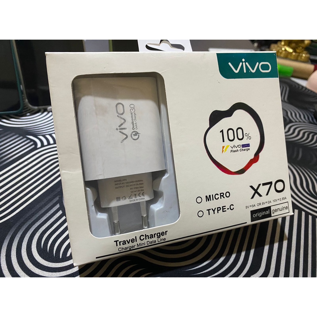 TC VIVO X70 FAST CHARGING CHARGE CASAN HP VIVO OEM MICRO TYPE C