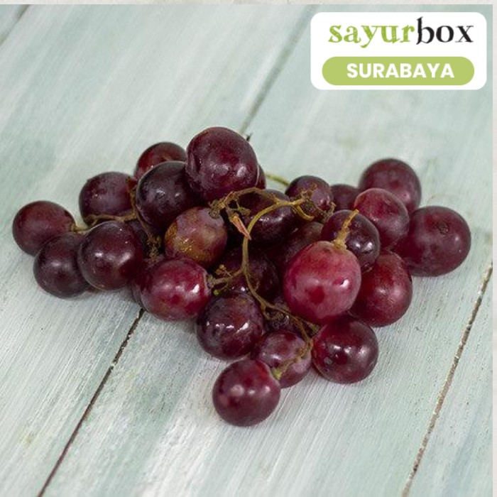 

Sayurbox - Anggur Red Globe Import 500 gram (Surabaya)