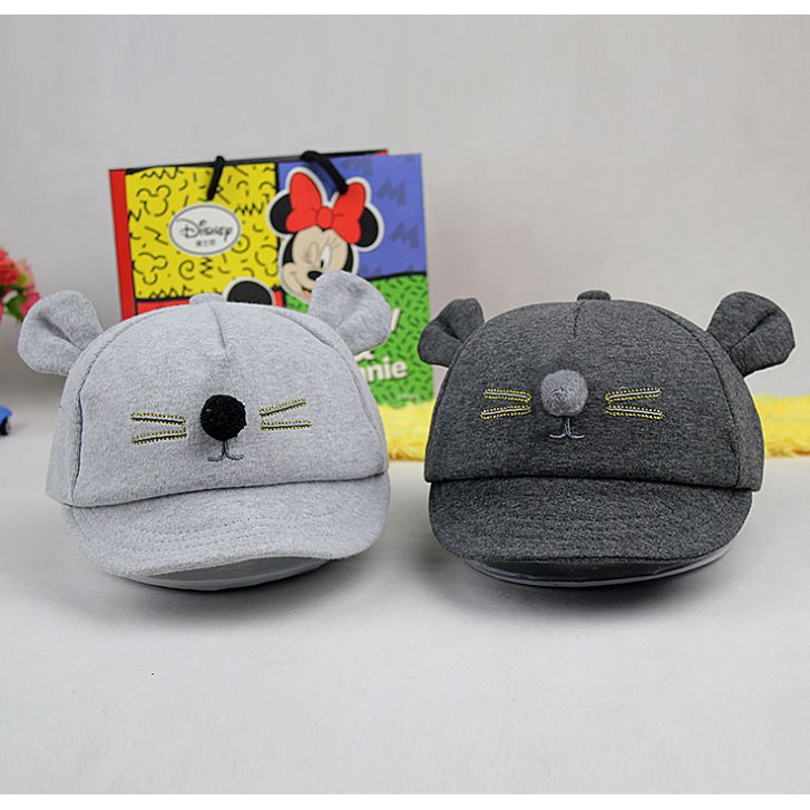 Mimicat - Topi baseball anak / topi bayi motif tikus