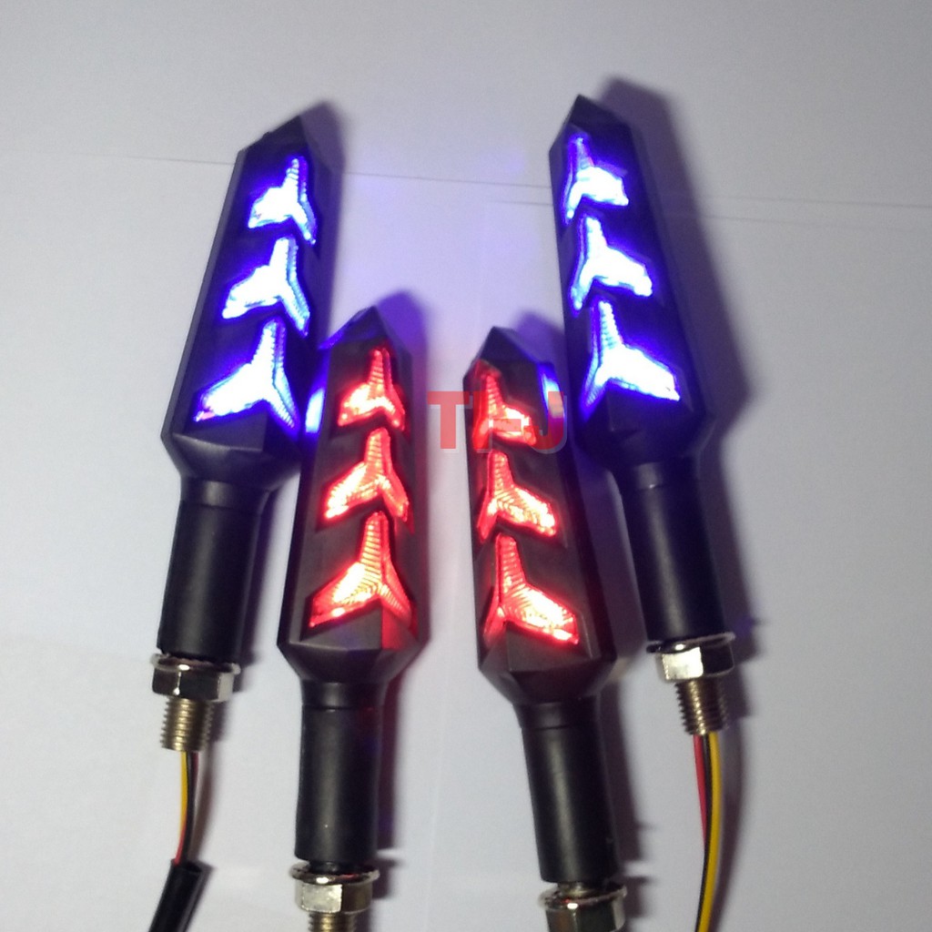 Lampu Sen Riting Sein Running Vario New 125-150, Cb150 Universal warna merah-biru