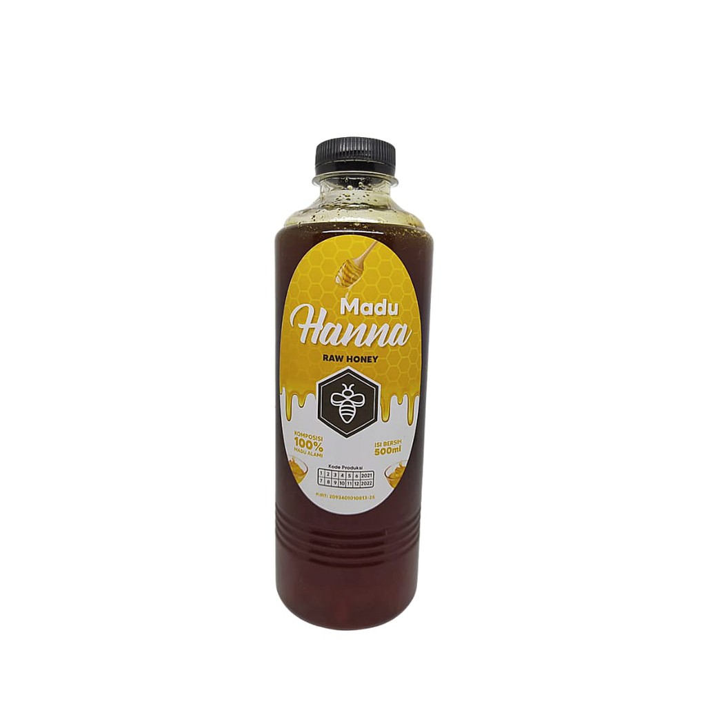 

Madu Hanna - Row Honey Kemasan 500ml