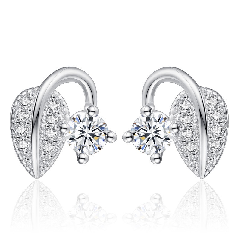 925 Perak Anting Wanita Anting Manis Kecambah Fashion Perhiasan/Subang Telinga anting perempuan