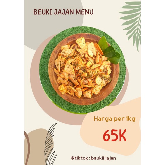 

basreng pedas daun jeruk 1kg beukijajan