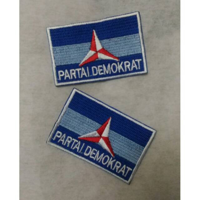 Logo Partai Demokrat Bordir
