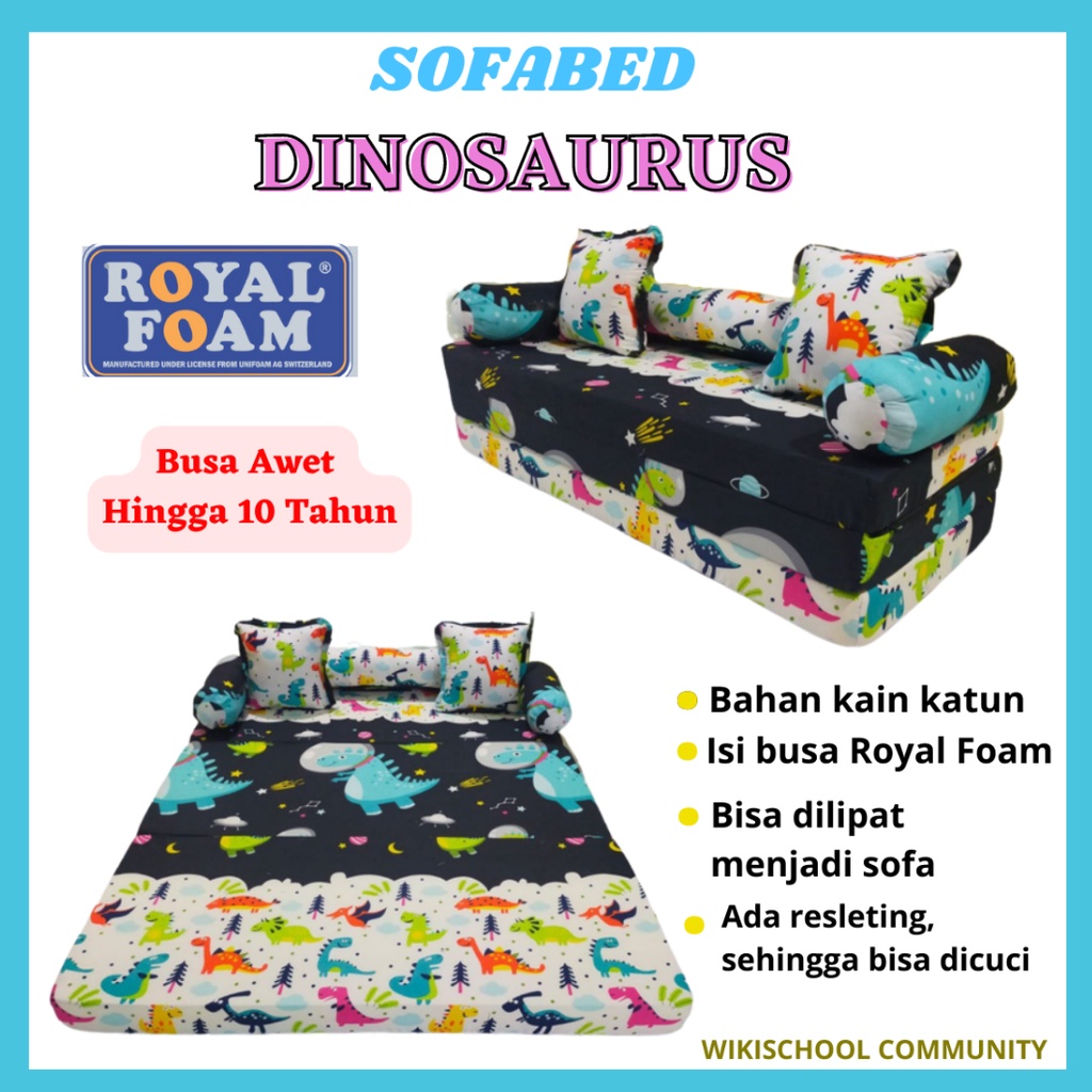 Kasur Busa Lipet Royal Foam sofa Bed Lantai Lipat Minimalis Murah
