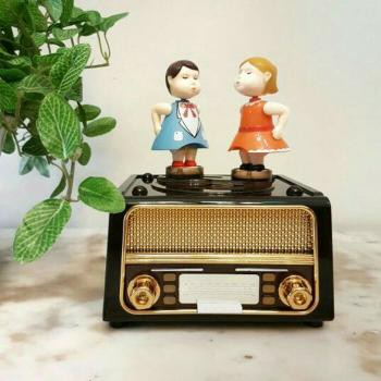 Kotak Musik Radio Antik | Pajangan Radio Klasik | Classic Radio