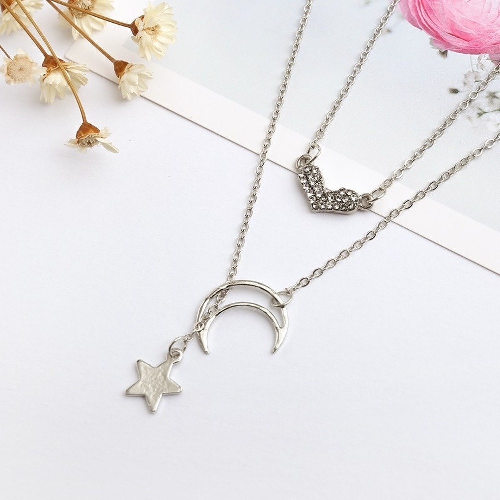 Necklace Female Student Korean Simple Versatile Clavicle Chain Collar Couple Girlfriends Neck Pendant Pendant Fashion Neck Jewelry