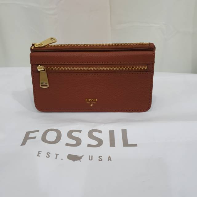 [Fossil] Wallet Preston Flap_Brown