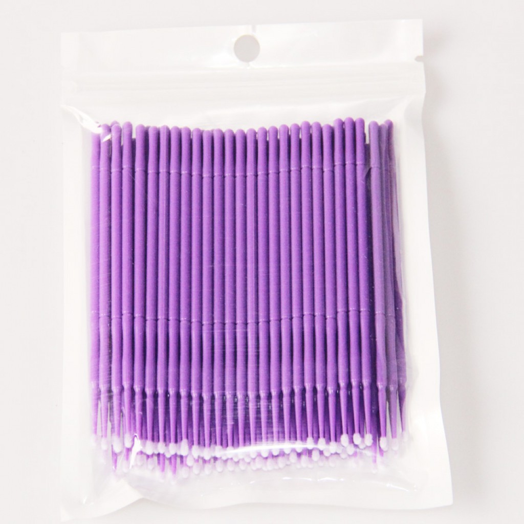 100pcs Mikro Brush for Eyelash Extension Sikat Bulu Mata Remover Lash